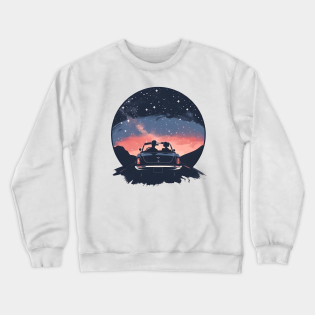 Discover True Romance: Art, Creativity and Connections for Valentine's Day and Lovers' Day Crewneck Sweatshirt by insaneLEDP